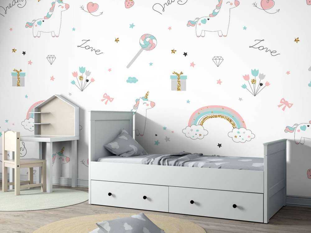 Enhörningar, regnbågar och glitter