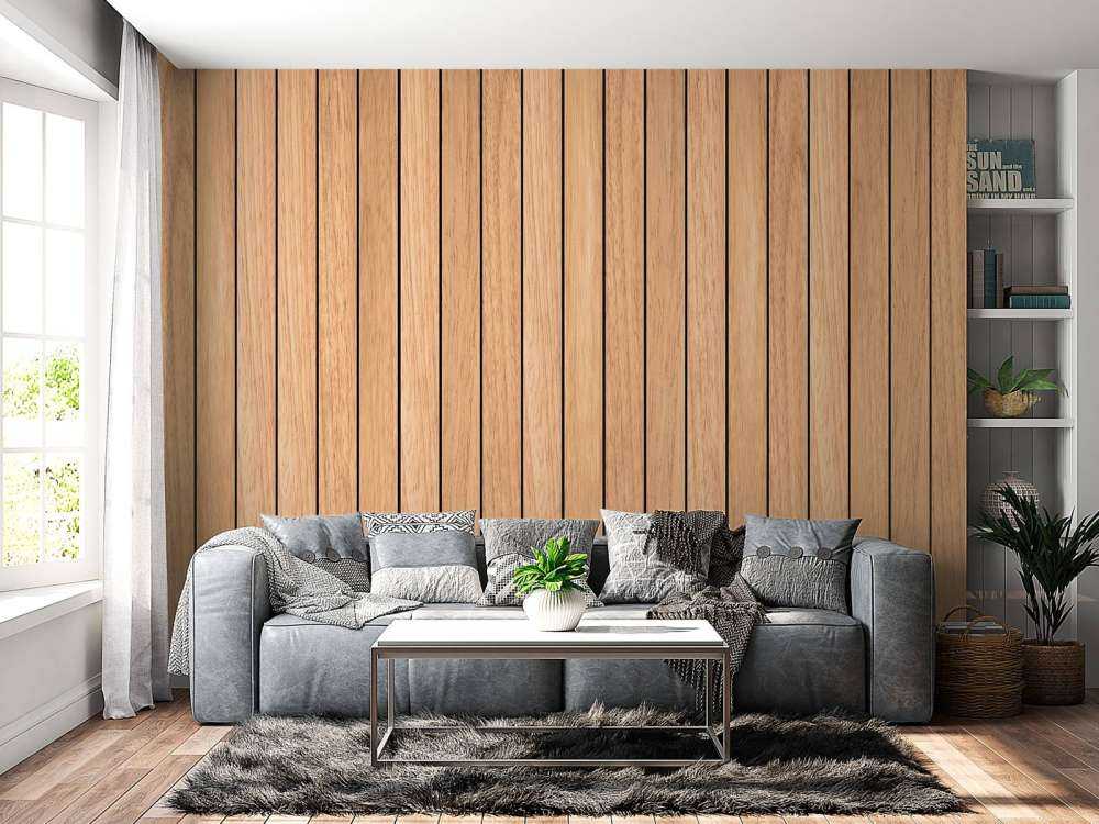 Lätta vertikala träplankor