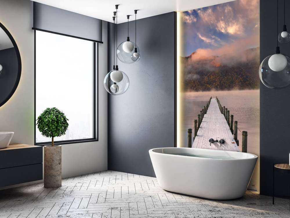 Stillas ved soloppgang