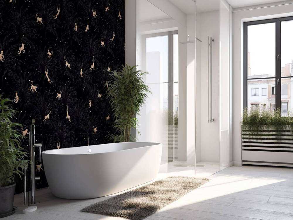 Tropiske aper - svarte