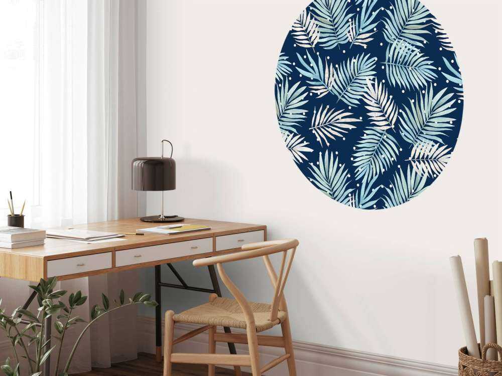 Mønster med tropiske blader