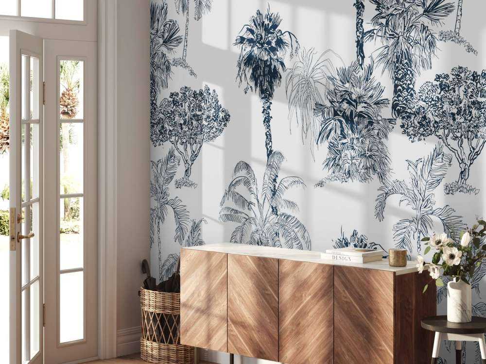 Tropiske palmer og trær