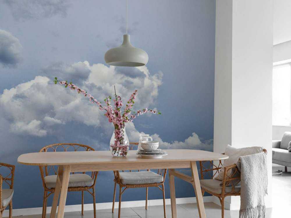 Vakker overskyet himmel