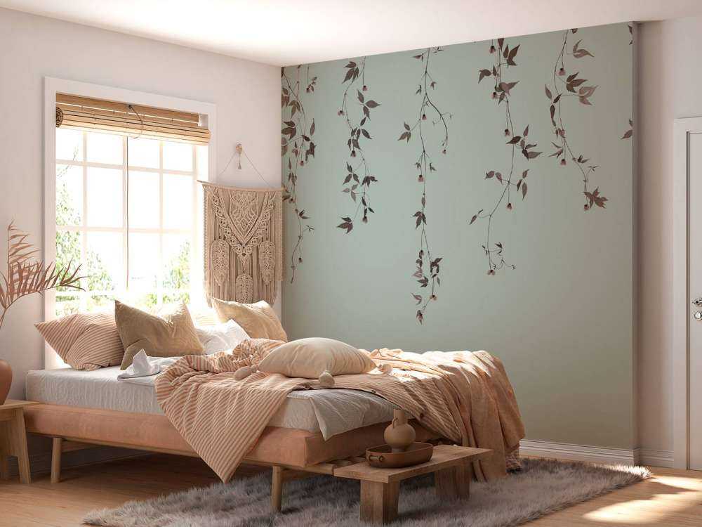 Klematiskvister på grågrønn