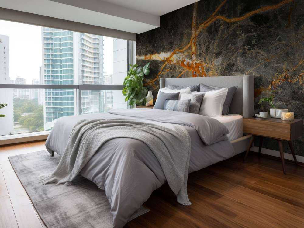 Marmor med kobberfarge