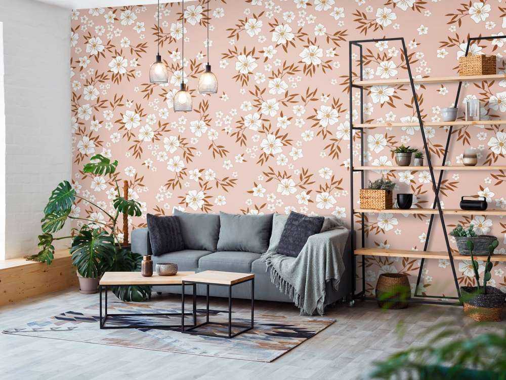 Blomster med blader