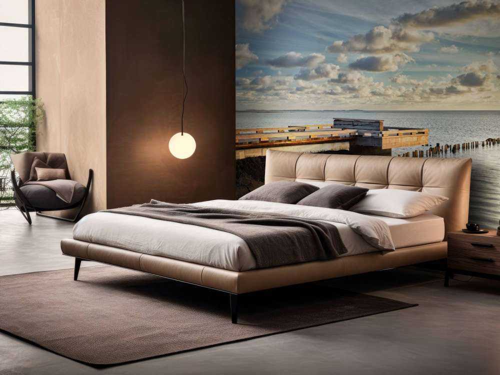 Brygge med vakre skyer