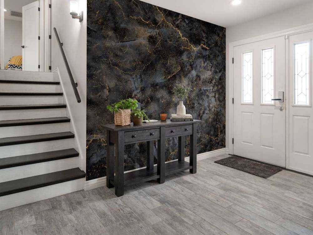 Gylden marmorstruktur