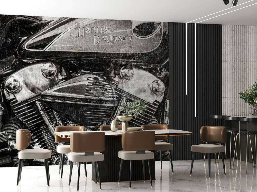 Harley davidson nærbilde