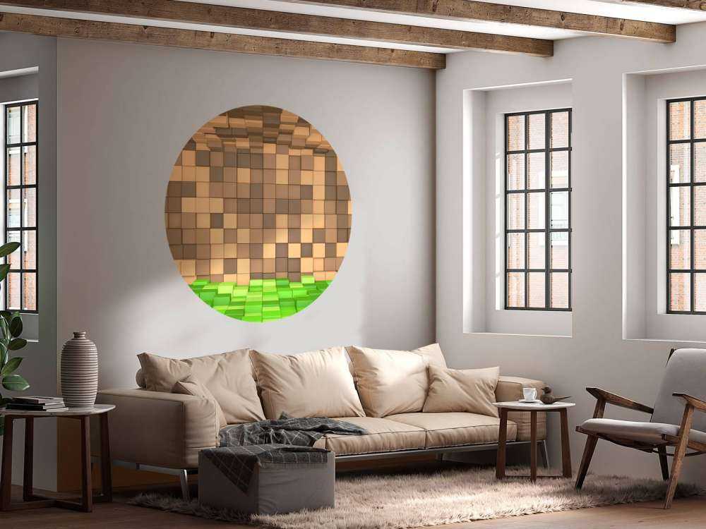 3D Minecraft Landskap