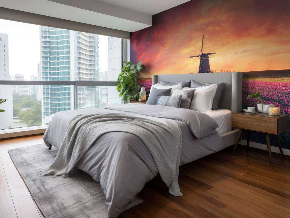 tulipanner med mølle