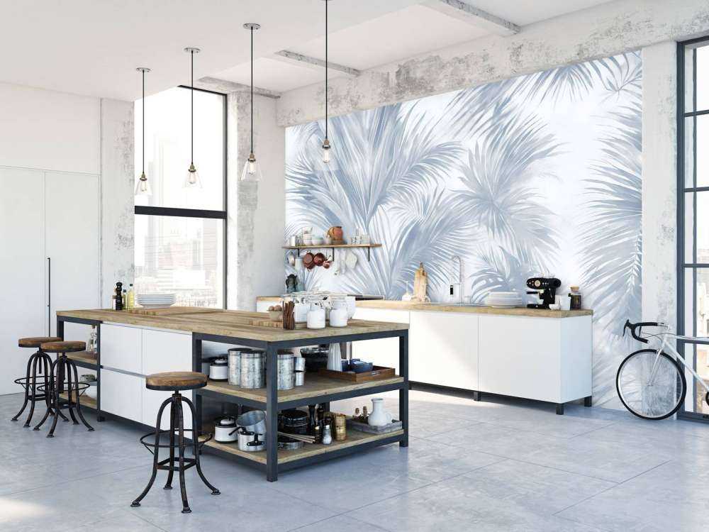 Palm Extravaganza Blå