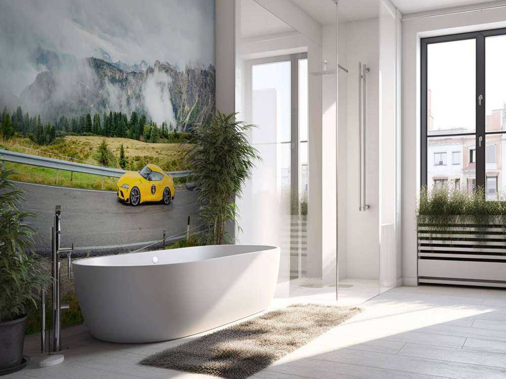 Sportbil i Dolomittene