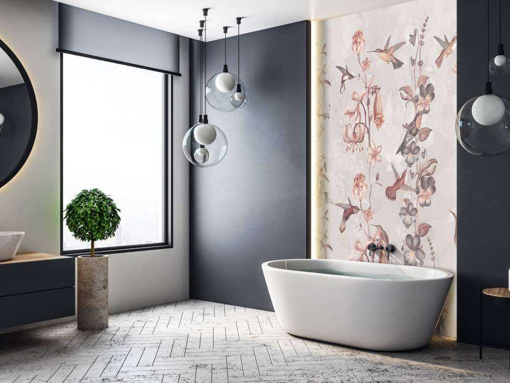 Eng- og hageblomster gammel rosa