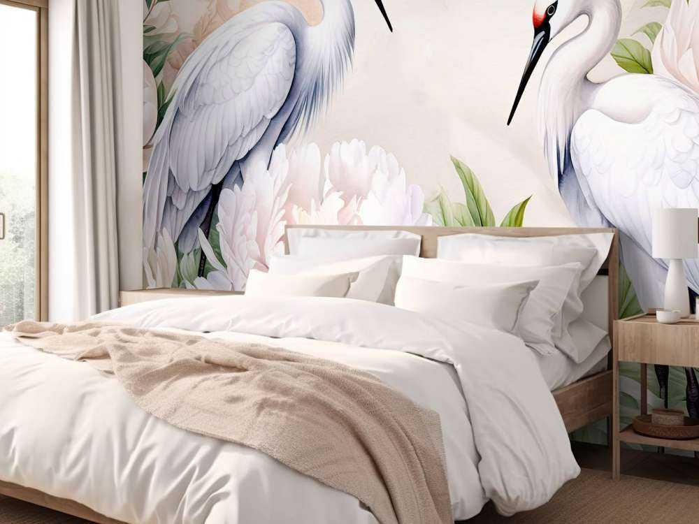 Storkens romantikk oransje