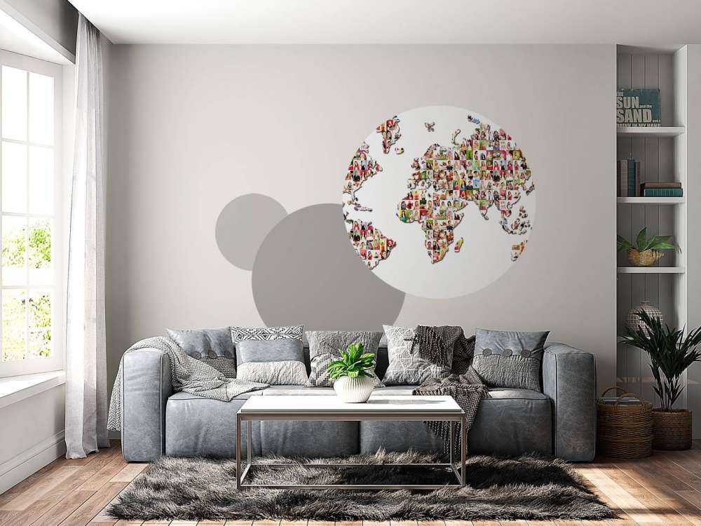 Verdenskart dannet av bilder