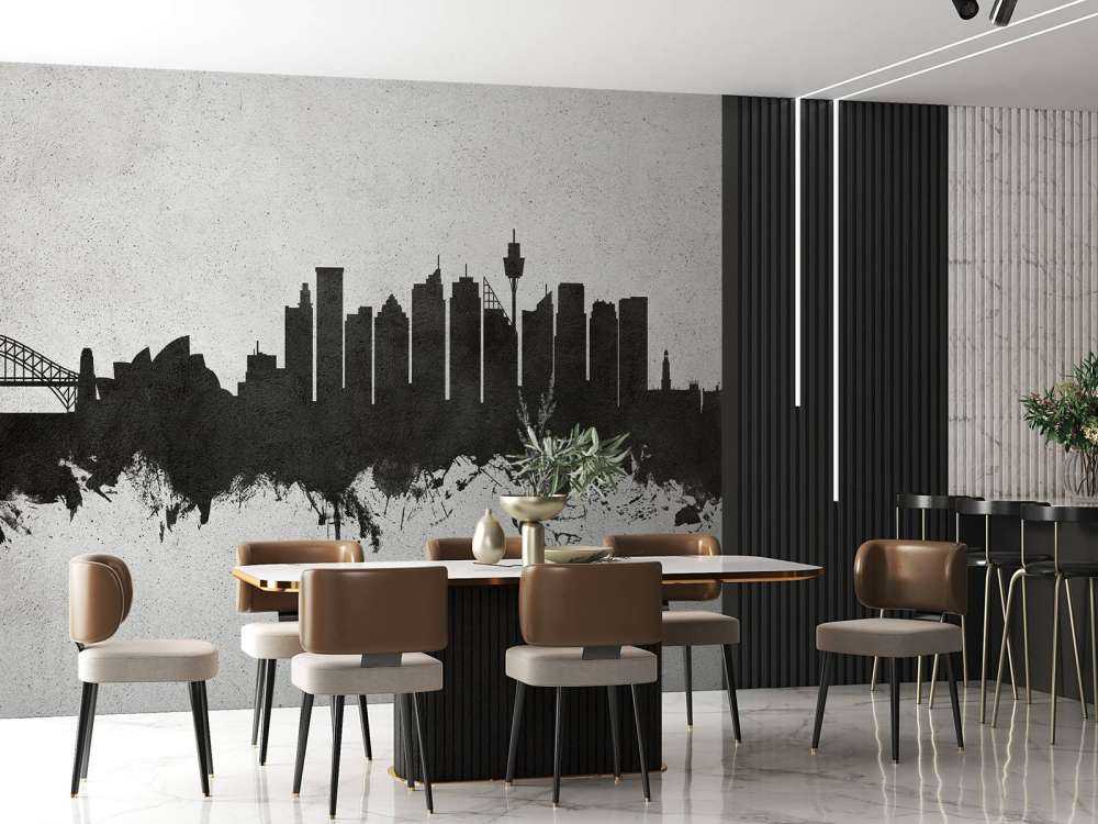 Akvarell silhuett, Sydney