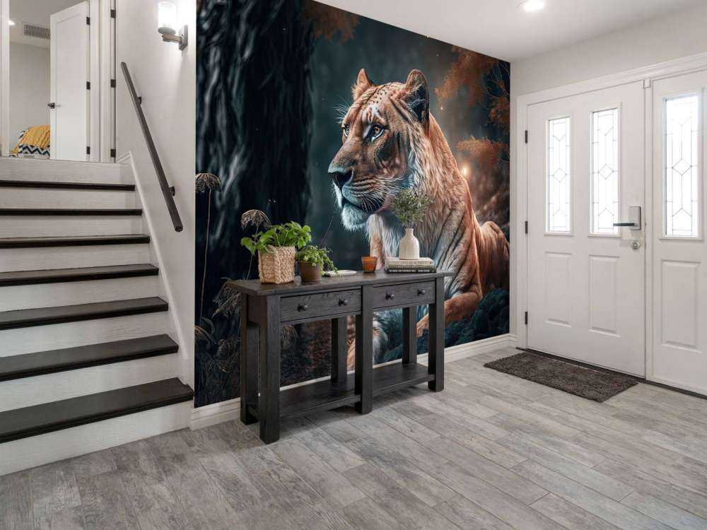 Illustration af en løve