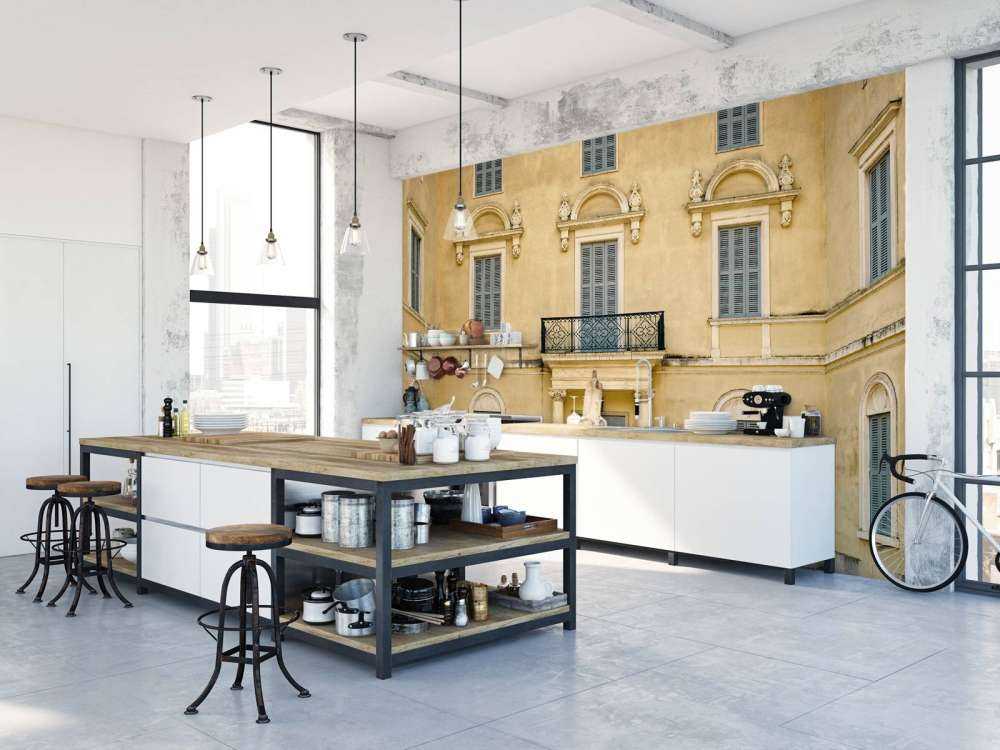 Gammel villa i Italien