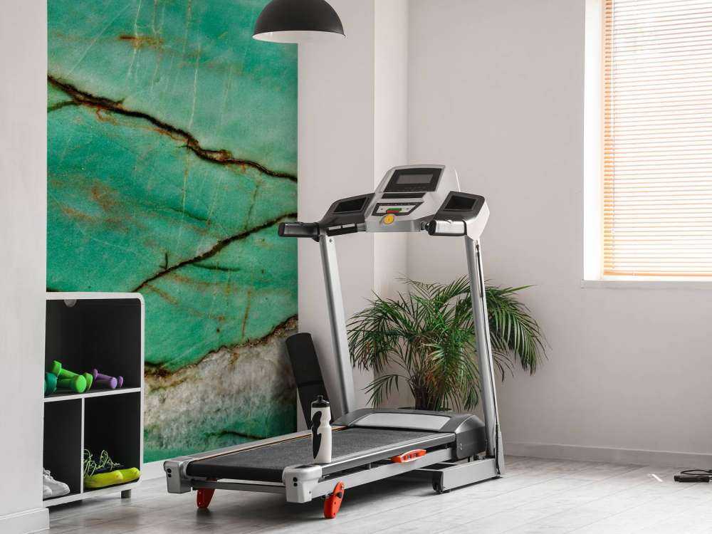 Nærbillede af grøn marmor