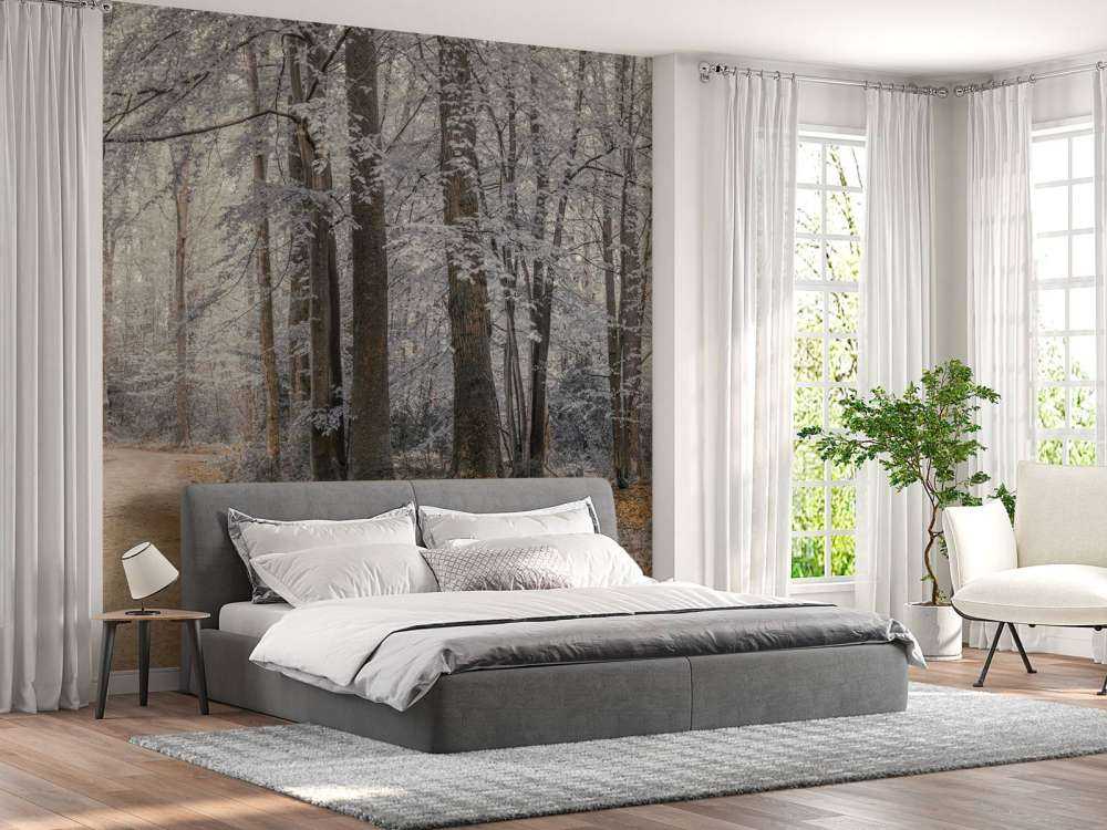 Træer med hvide blade