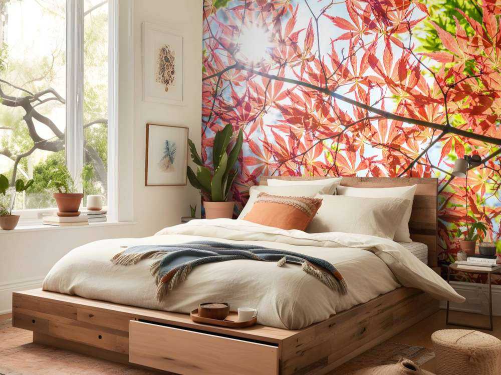 Røde efterårsblade