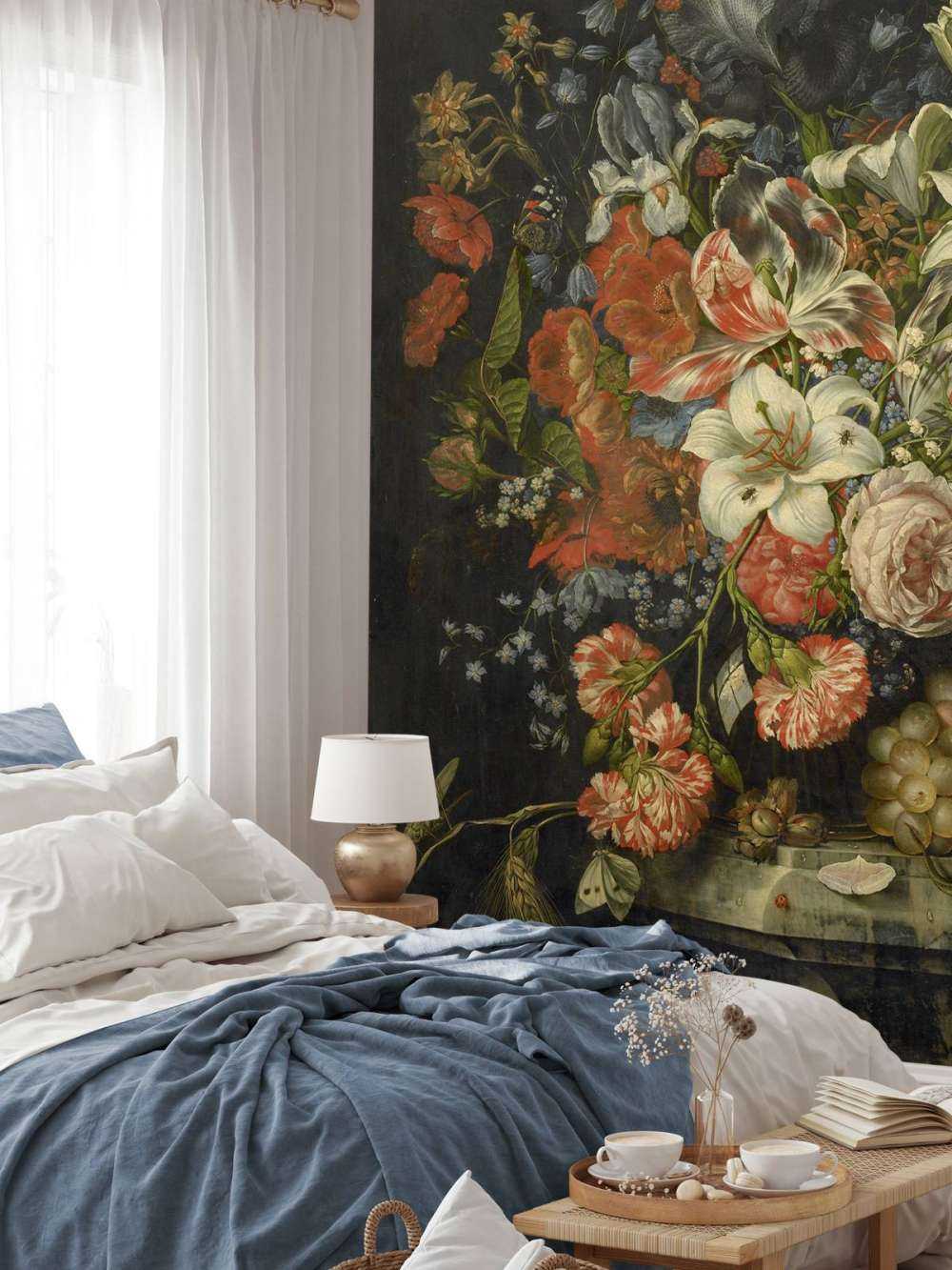 Stadig liv med blomster og frugter