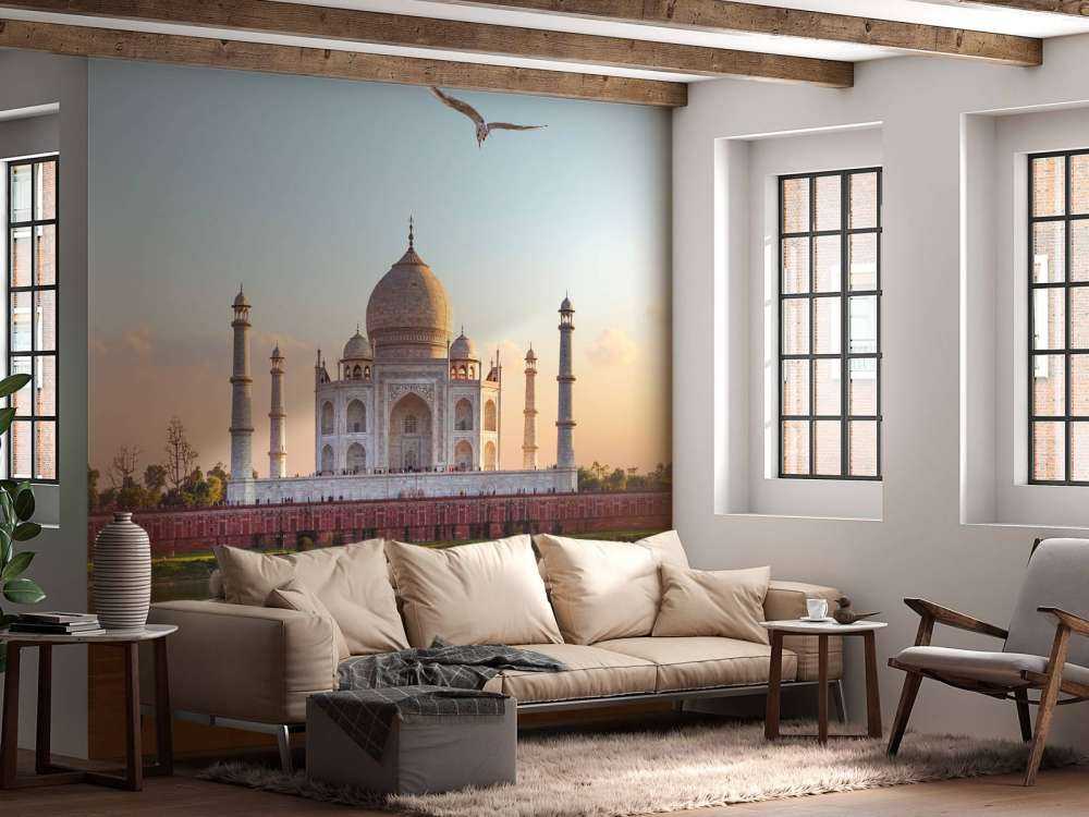 Taj Mahal om morgenen