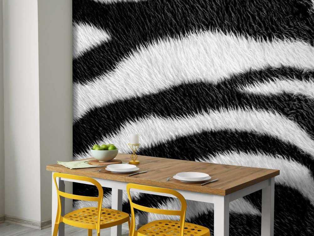Nærbillede zebra frakke