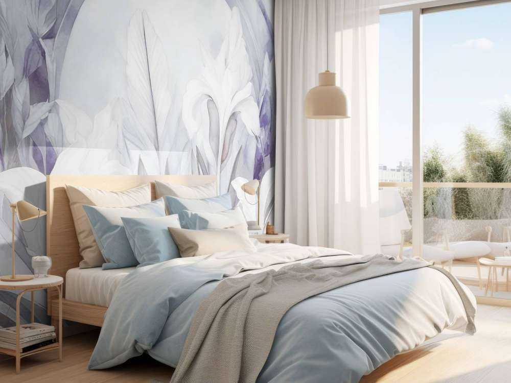 Iris ved solopgang lilla