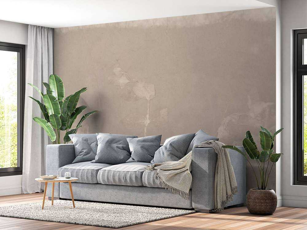 Wilde geranium og snebær - musgrå