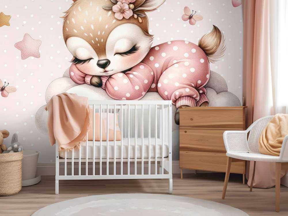 Sovende hjort på en sky