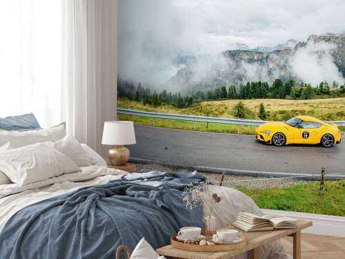 Sportvogn i Dolomitterne