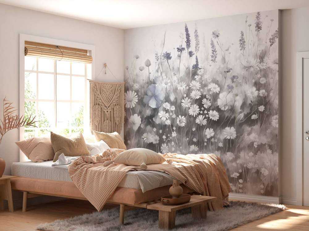 Frodig Grønne Sommer Blød Beige