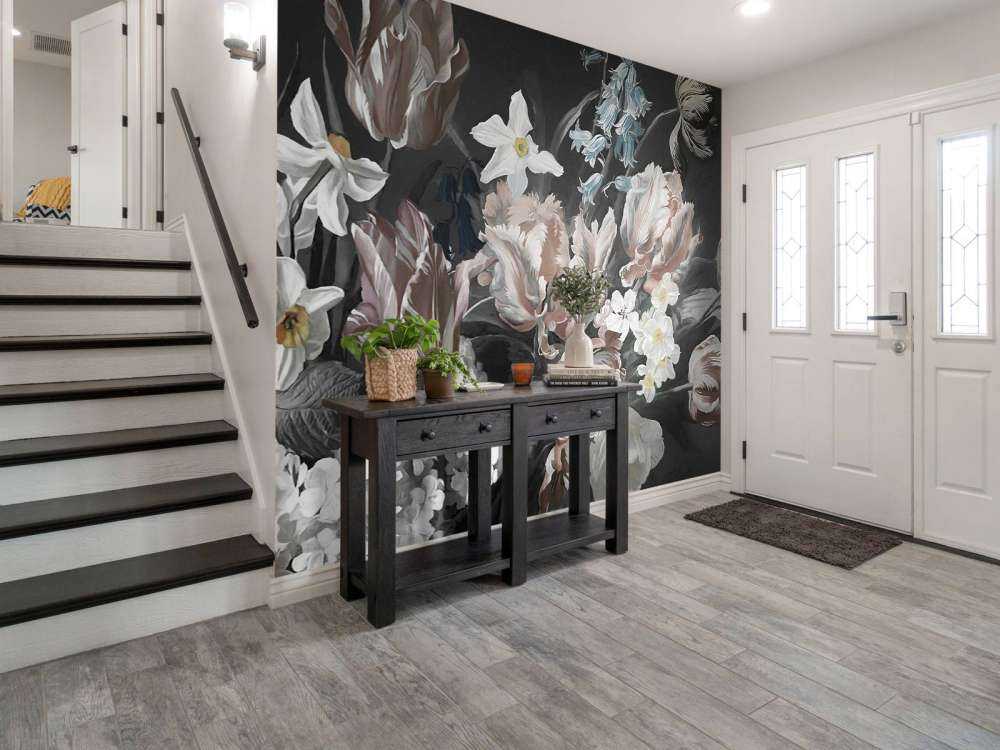 Bouquet med pioner Orange