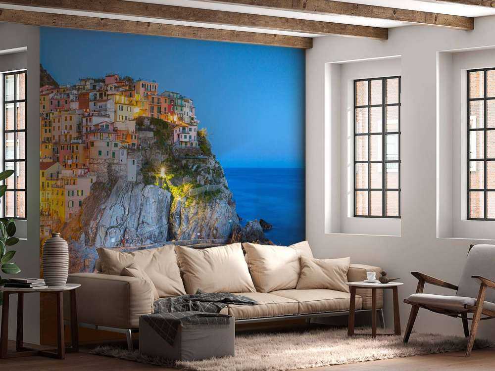 Italiensk by om natten