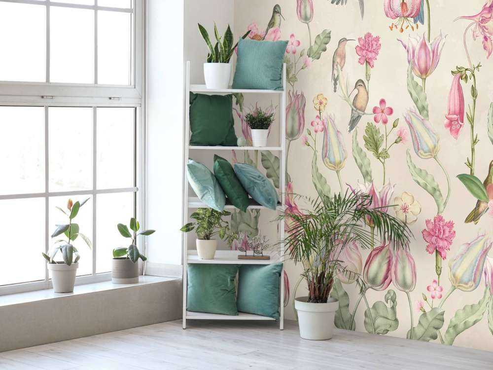 Forår Kolibri Symfoni - Blush Cream Elegance