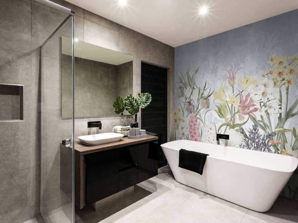 Forårsblomster - Blød himmelblå