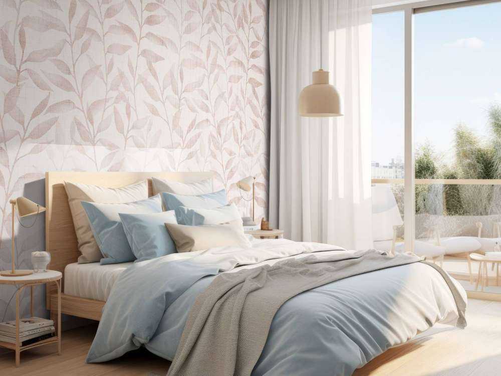 Japandi klatreblade - blød terrakotta