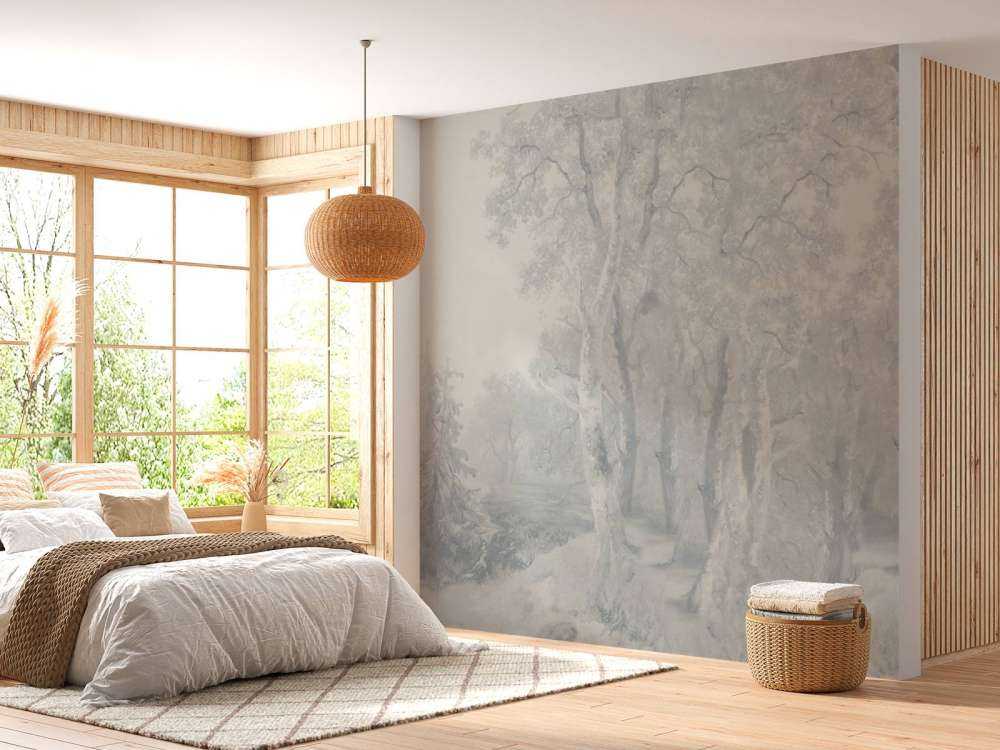 Skovlandskab Blå Panorama