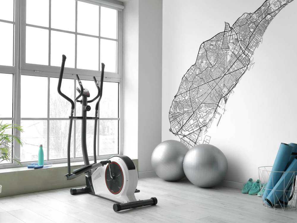 Kort over Barcelona, __hvid