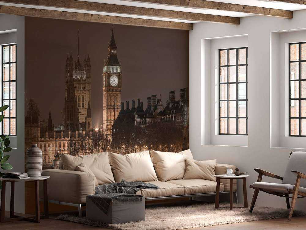 Big Ben og Westminster Abby