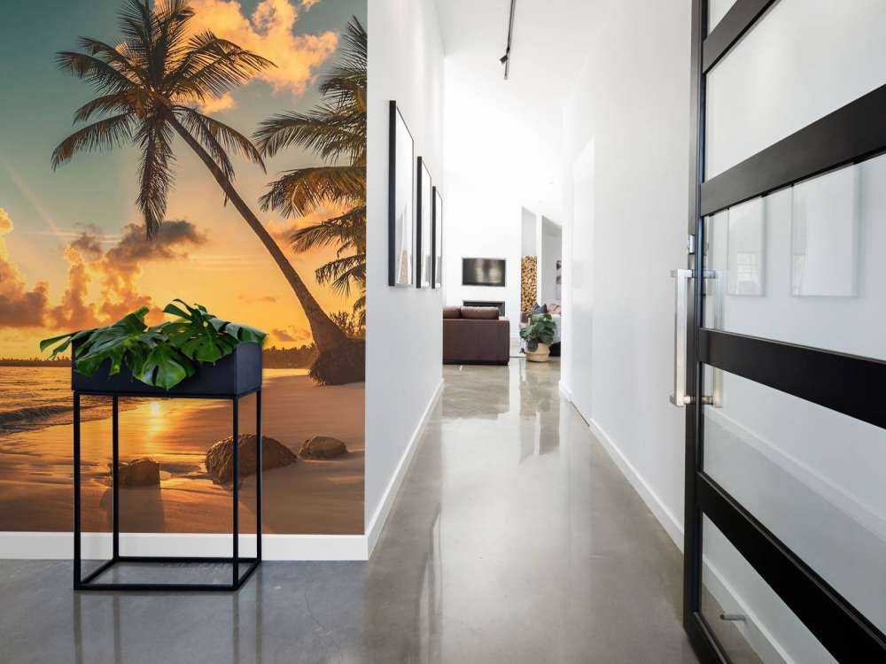 Tropisk strand i Punta Cana