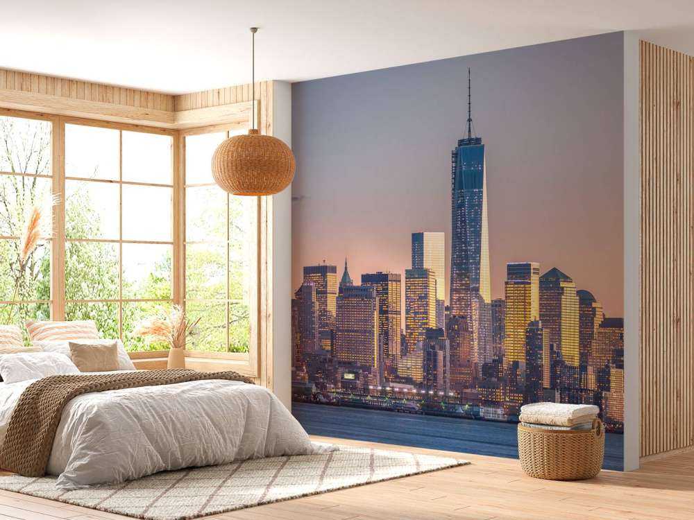 Solnedgang i New York