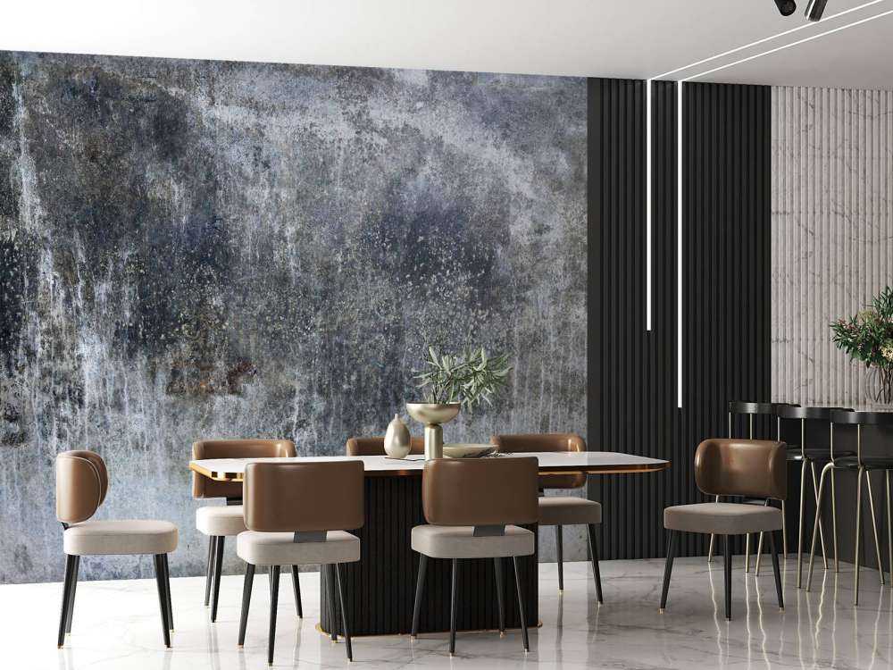 Gammel forvitret væg