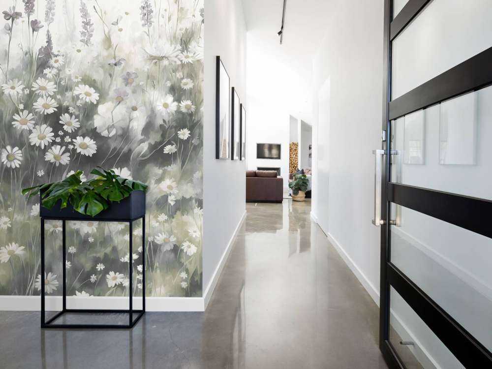 Frodig grönska av sommar olivgrön