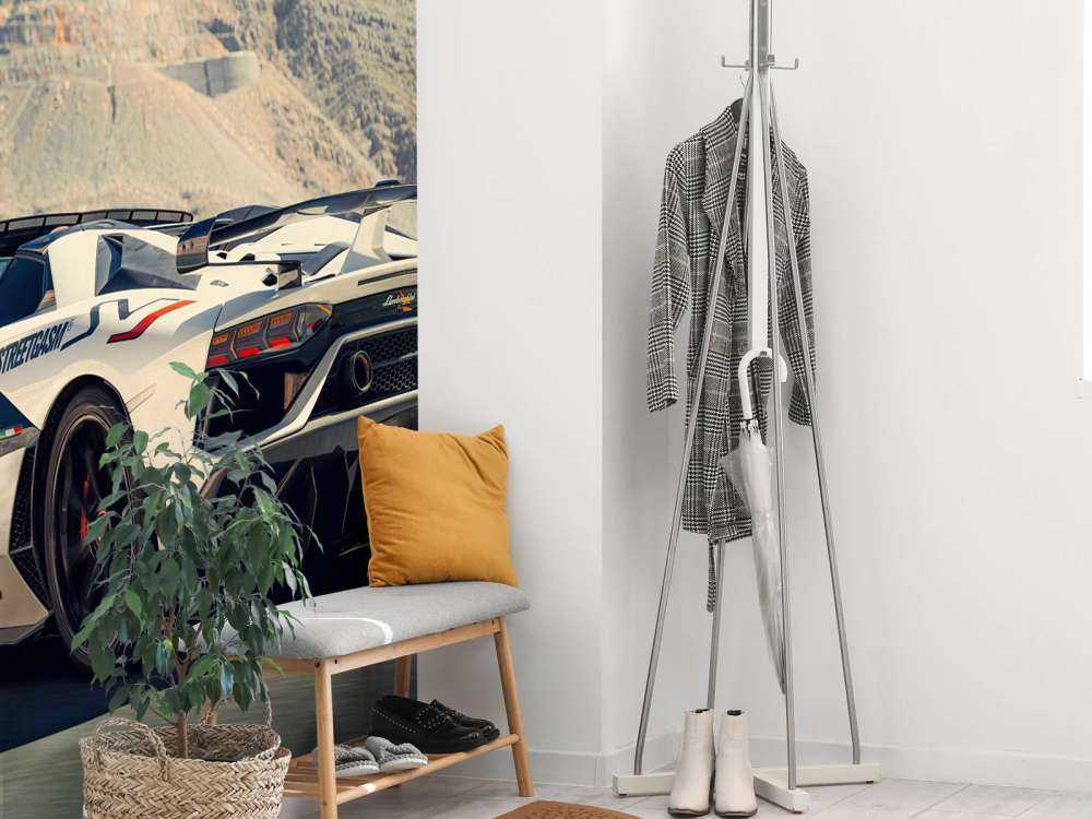 Superbil på bergspass