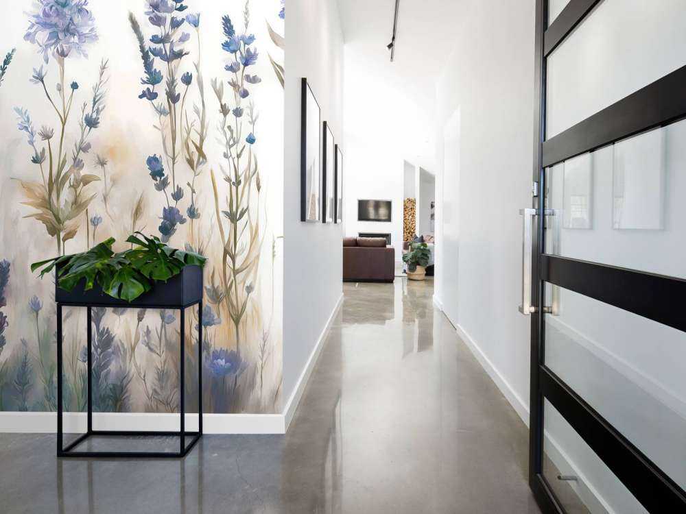 Lavendel Glänta Sömlös Mjuk Blå