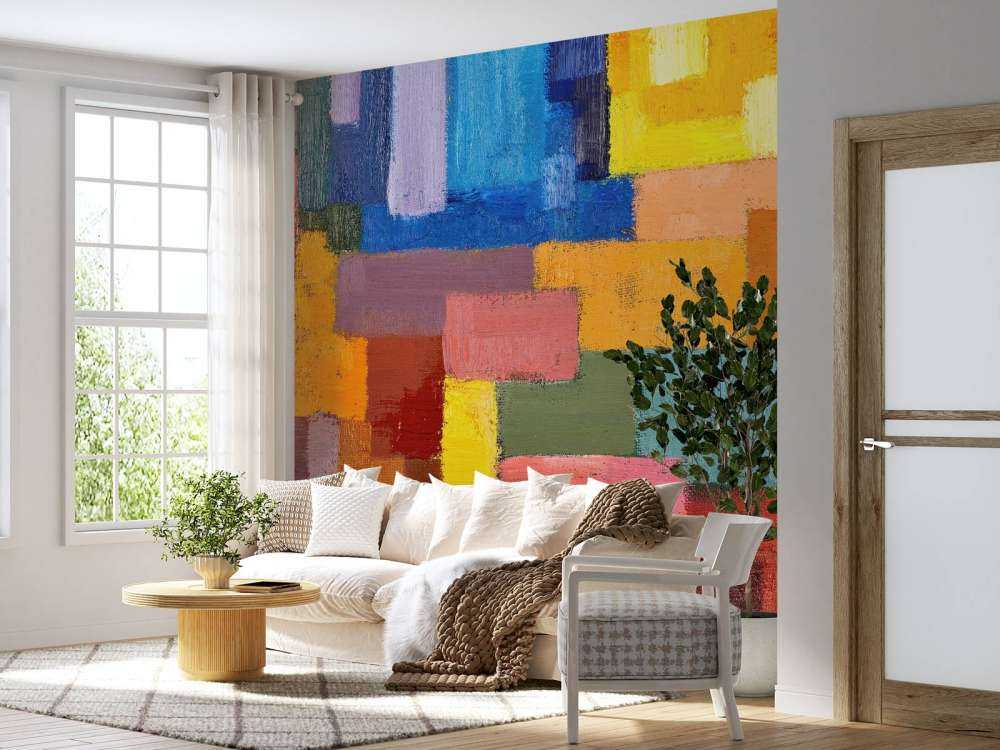 Färgglad ytfördelning