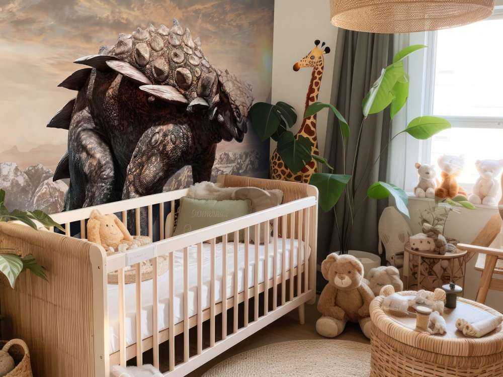 Dinosaurie i ett öde område